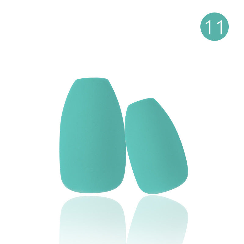 Wholesale Matte Full Sticker Solid Color Plastic Nail Stickers